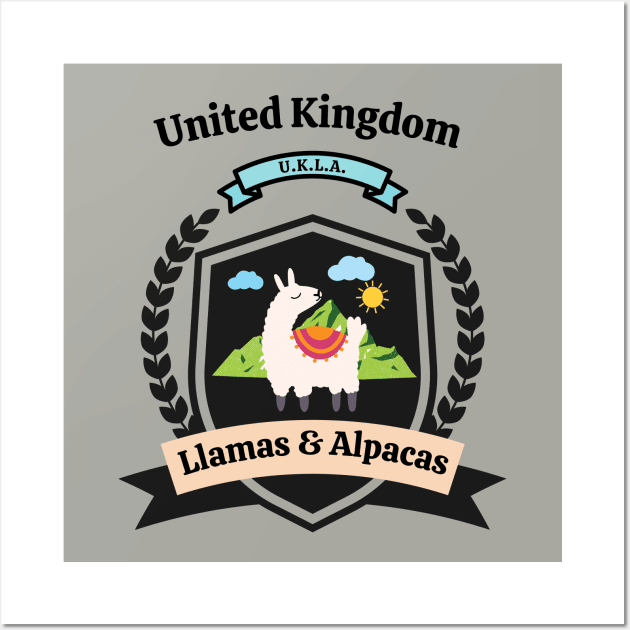 United Kingdom of Llamas & Alpacas Wall Art by stressless